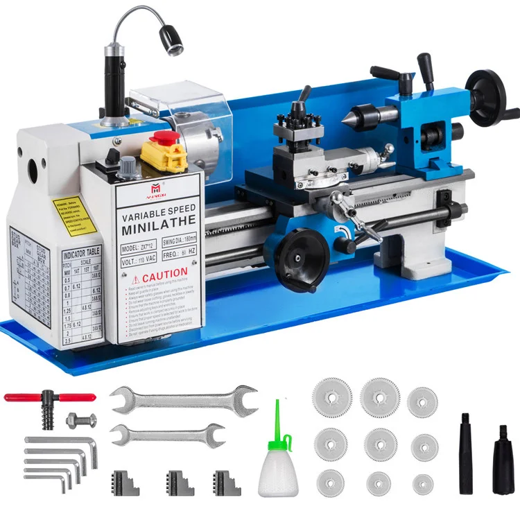 Semi Automatic 0618 model Mini Metal Lathe Machine Industrial Lathe