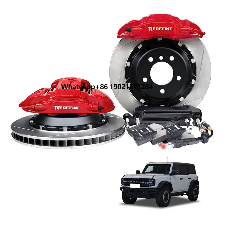 Wholesale Brake Systems Customized Upgrade Pads Disc Brake Caliper 4 Piston Big Brake Kit for Ford Bronco