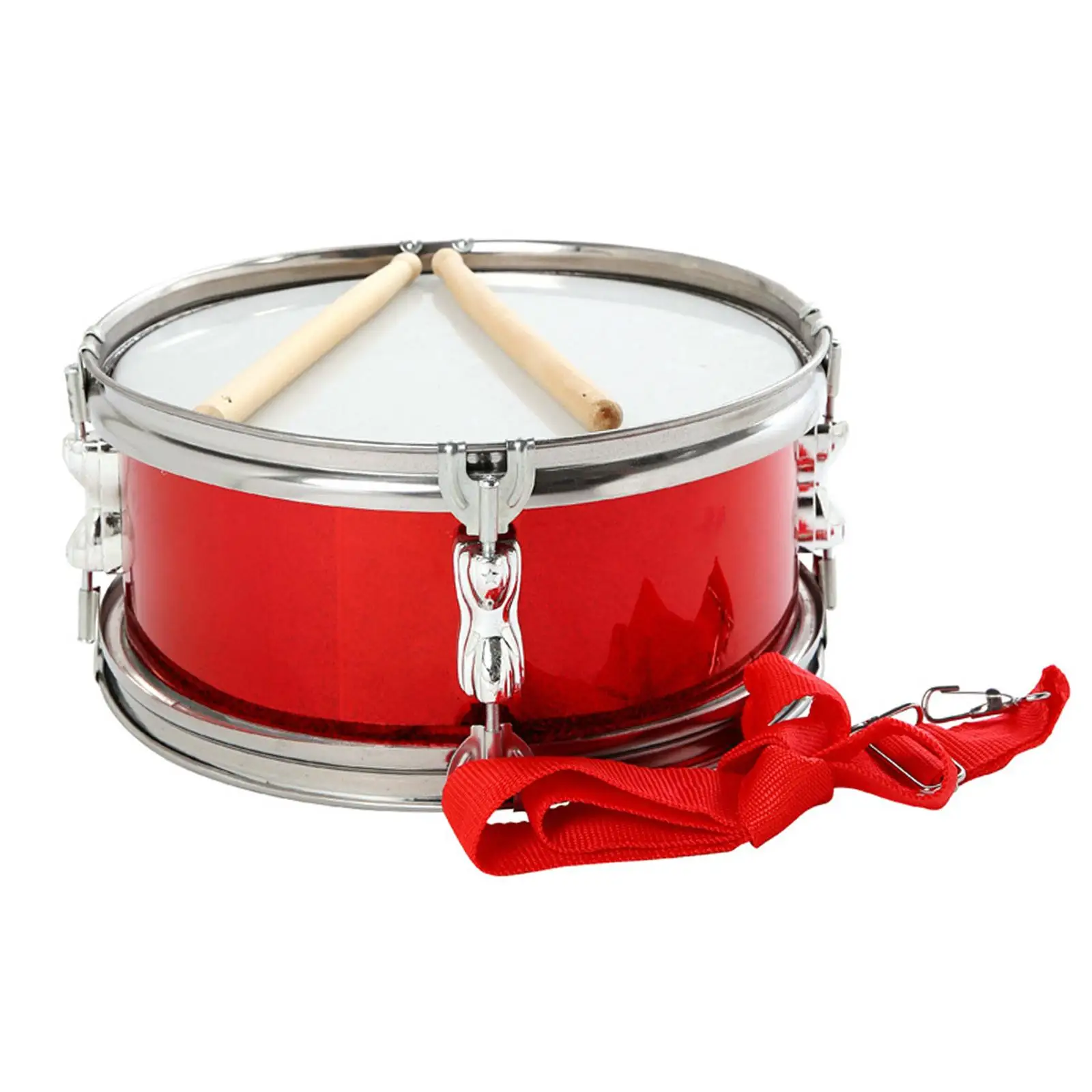 11-Zoll-Snaredrum-Musiklernen mit verstellbarem Riemen, Musiktrommeln, Schlaginstrument für Kinder, Anfänger, Jungen und Mädchen