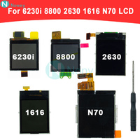 Nowey 6230i 8800 LCD Screen For Nokia 1616 16611662 1800 5030 1681 1682 1680 2630 2760 1650 2600 Classic LCD Display Repair Part
