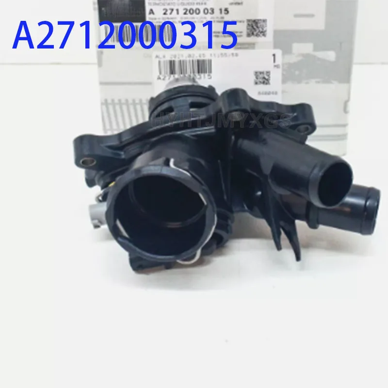 Termostato refrigerante de calidad OEM A2712000315 para motor Mercedes Benz M271, W204, C180, C200, W207, E200, E250, W212, 2712