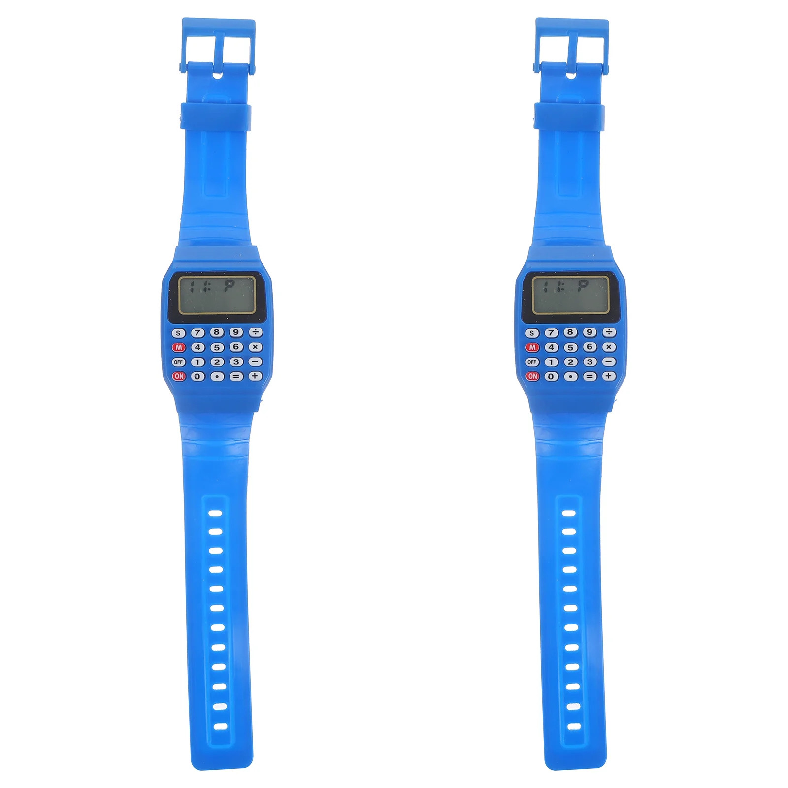 2 Pcs Watches Children Digital for Men Mens Waterproof Calculation Calculator Kids Wrist Portable