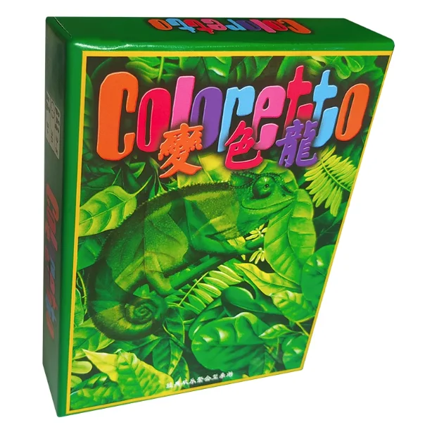 Chameleon Coloretto Chinese version Board Game 2-5 Players fun easy Cards Games for Party and family