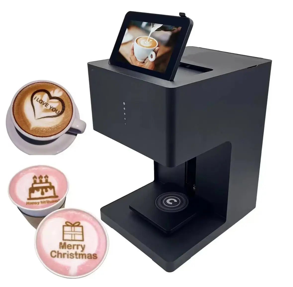 2025 Hot Sale Electric ABS Automatic French Coffee Printer 3D Latte Art & Cappuccino Machine Household & Hotel Use