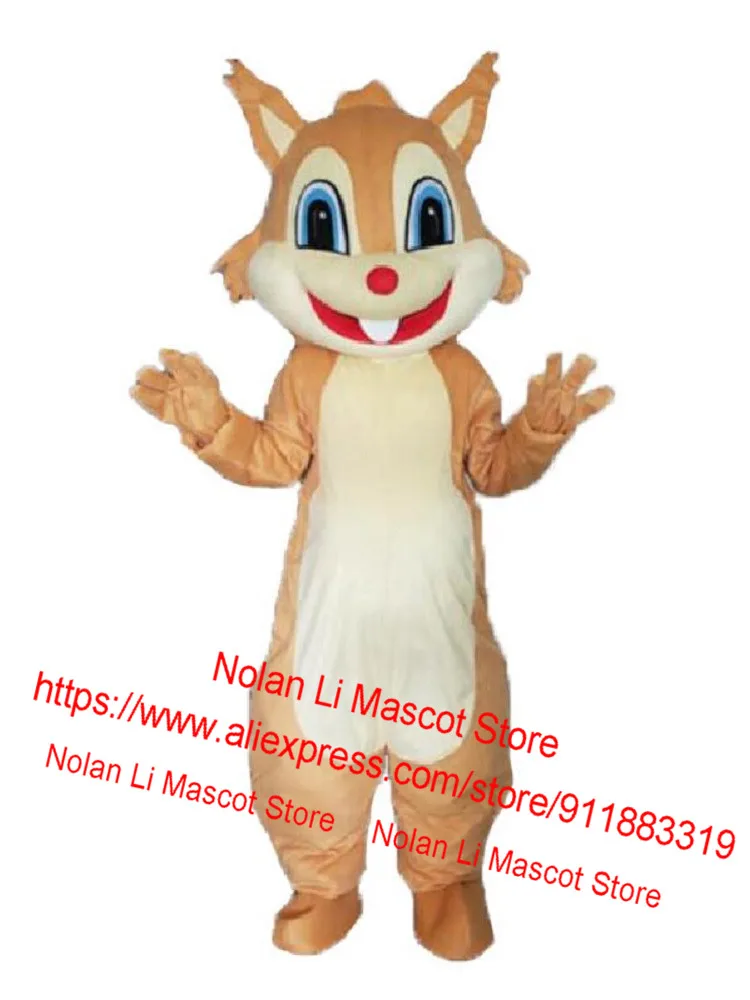 Hoge Kwaliteit Chipmunk Mascotte Kleding Stripfiguur Rollenspel Reclamespel Carnaval Adult Size Party 1302