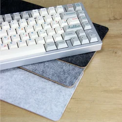 Cork Felt HIFI Keyboard Pad Desk Pad Customized Desk Mat Mechanical Keyboard Pad Optimize Sound Effect Compatible with 60%65%