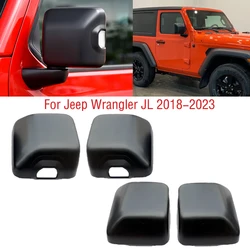 Car Exterior Side Rearview Mirror Cover Lid Cap Housing For Jeep Wrangler JL 2018 2019 2020 2021 2022 2023