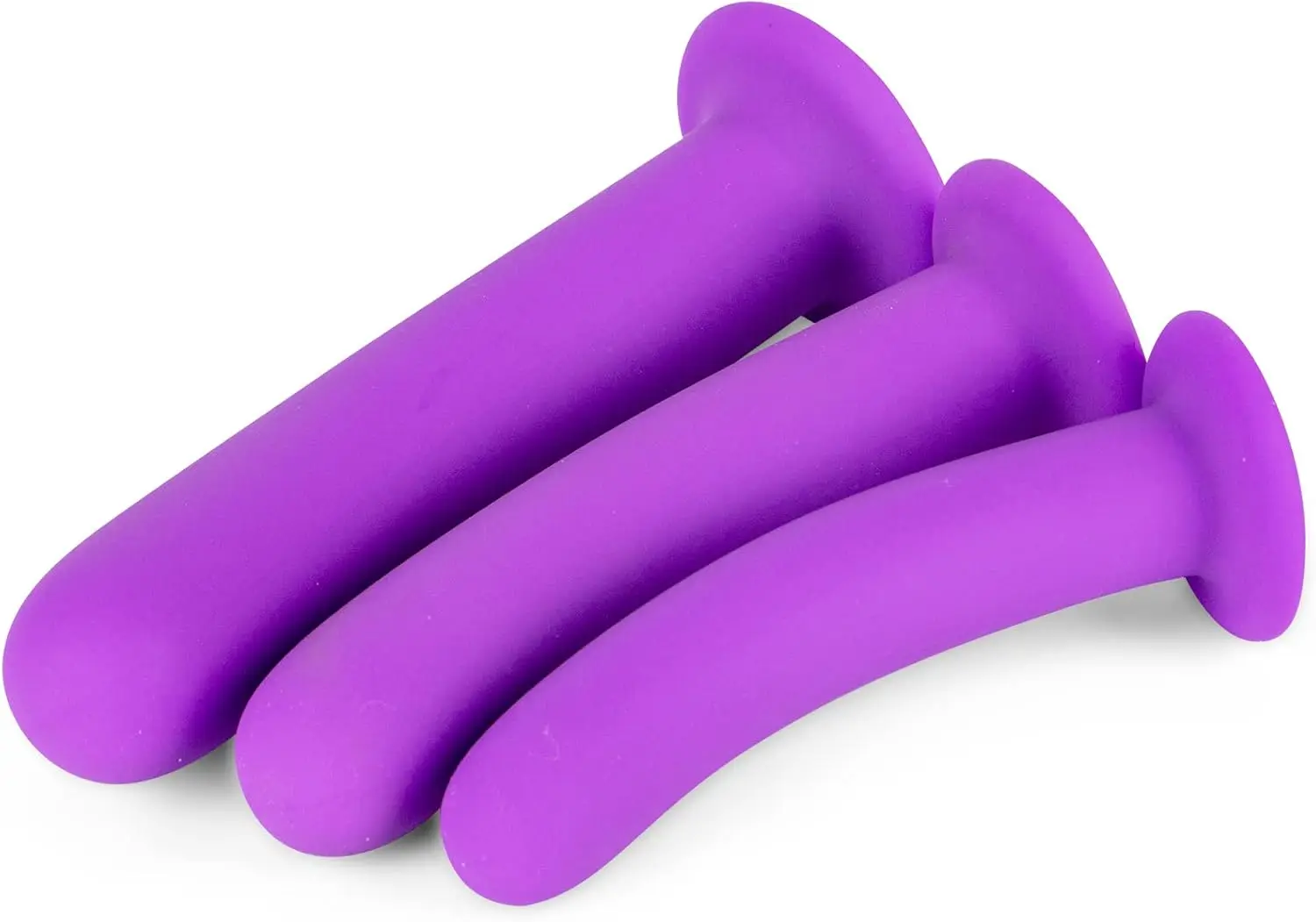 3 Pack Silicone Pelvic Floor Muscle Dilator Trainer Set