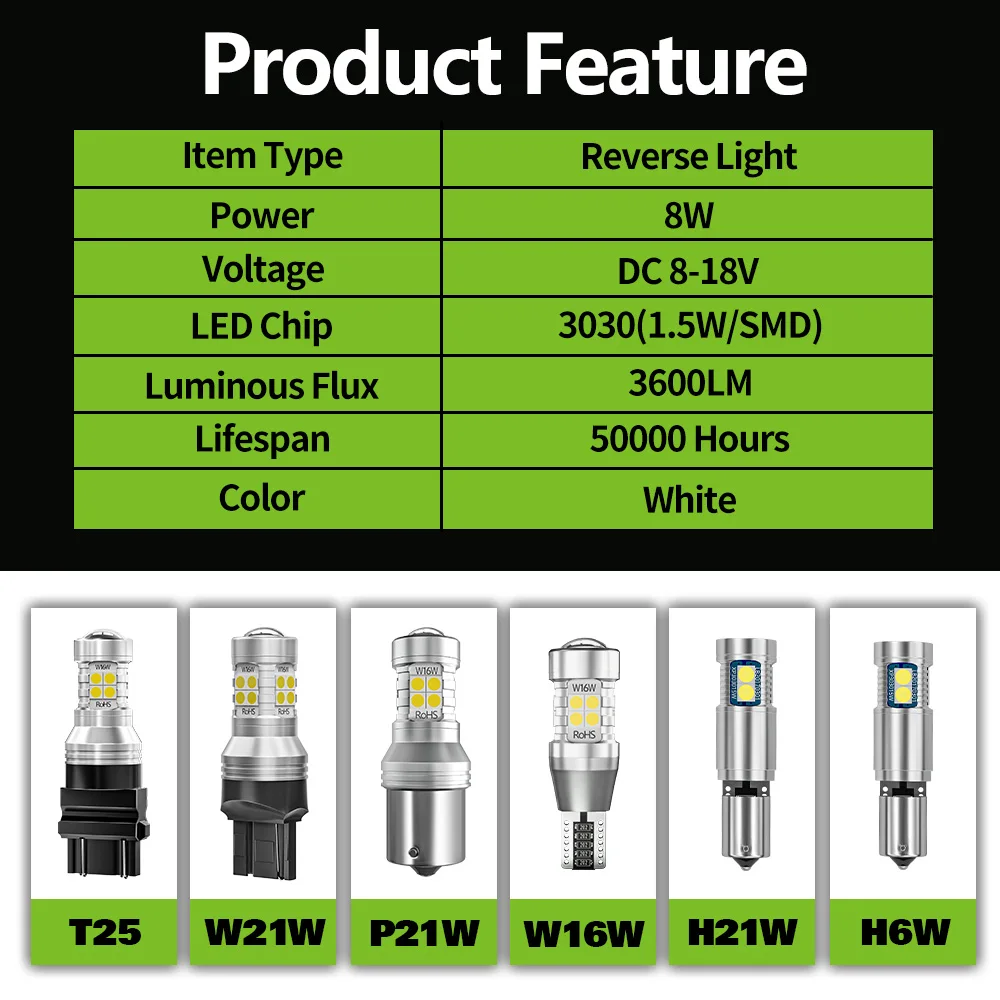 Luz reversa LED para Skoda, lâmpada de backup, Skoda Karoq, MK2 Superb, VW, Touran, Beetle, CC, EOS, roteador, Scirocco, mk3, Sharan, Tiguan, W16W, T15, PCes 2