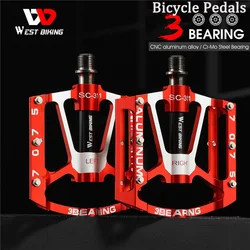 Bicycle Pedals Ultralight Aluminium Alloy Anti-Slip CNC BMX MTB Road Bike Pedal Cycling Sealed Bearing Bike Pedals Bicycle Parts