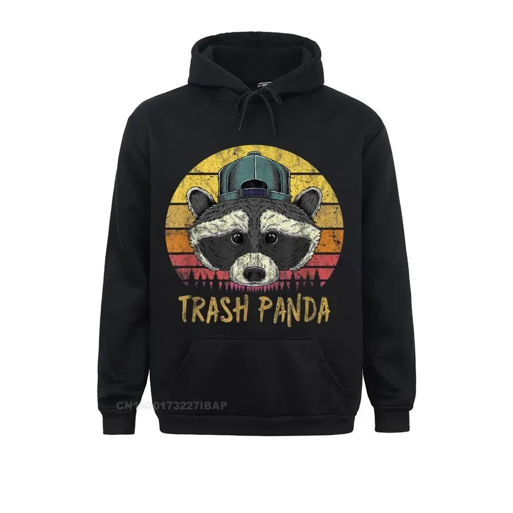 

Raccoon Trash Panda Retro Sunset Funny Vintage Graphic Hoodie Crazy Hoodies New Men Sweatshirts Holiday Autumn Sportswears