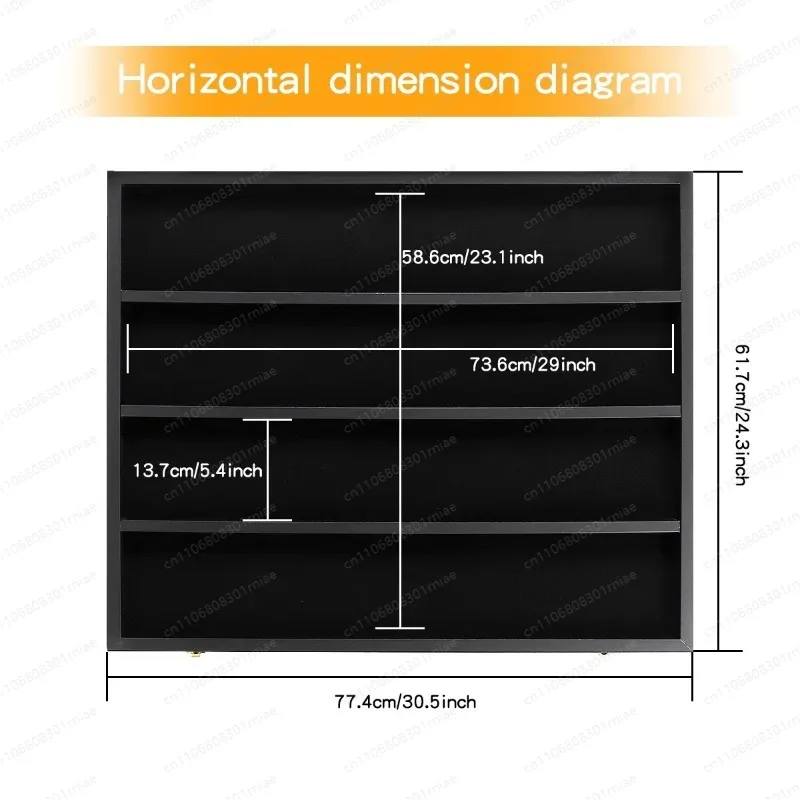 Transparent Acrylic Metal Trading Card Display Cabinet Can Collect Baseball Sports Card Box Acrylic Metal Display Stand