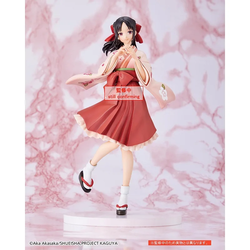 In Stock Original TAITO Kaguya-Sama Love Is War Shinomiya Kaguya Figure Wafuku 20Cm Anime Action Figurine Model Toy for Boy Gift