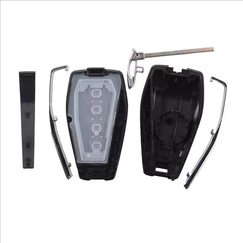 Replacement Original Car Key Fob Case Shell for Geely Coolray X6 Geometry C Emgrand Global Kulrey Hawk GX7 Okavango 4 Bottons