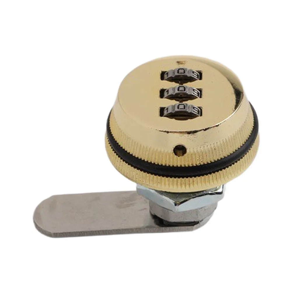 1PC Password Lock 3 Digital Code Combination Lock Box Mail Post New Alloy Zinc Locker Cabinet  For Caravans Motor Homes Boats