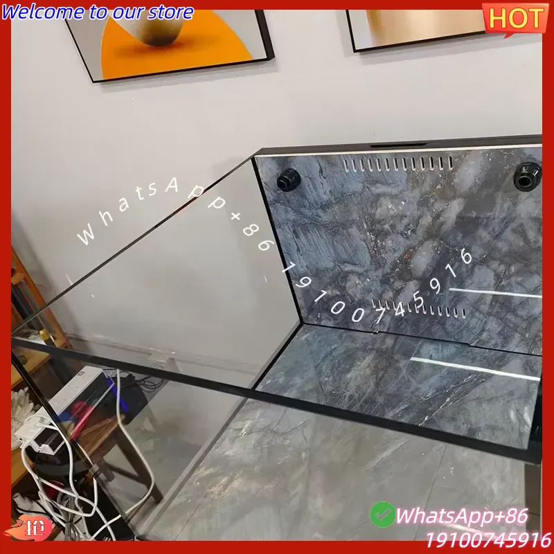 2026Hot 60CM Glass Square/Rectangle Fish Tank Aquarium Complete Set 280L Eco-Friendly Ultra Quiet Lightweight Custom Size