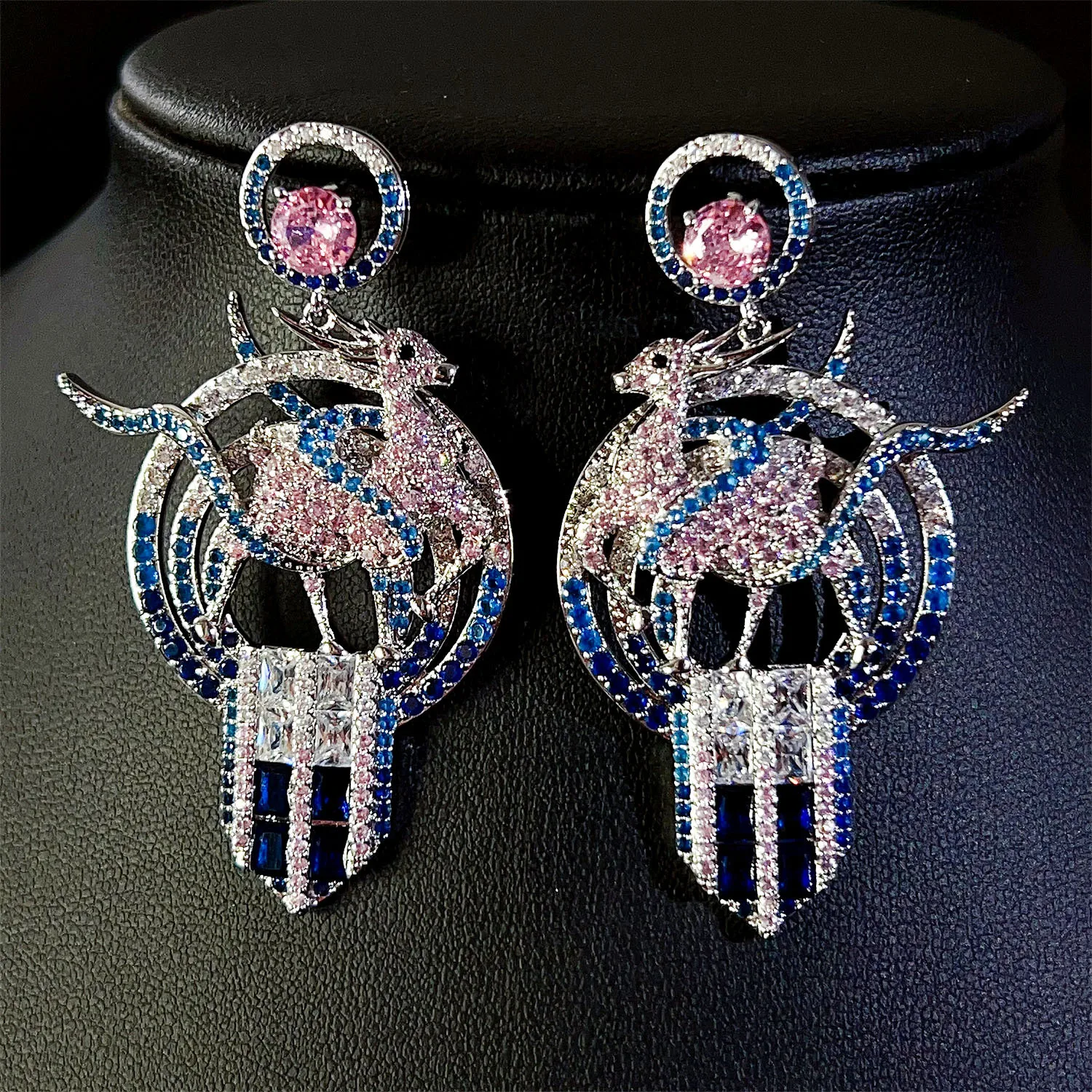 

2025 New Deer Design Elegant Fashion Earrings Women's Dress Accessories Jewelry Suitable for Holiday Wedding Host Gift E317