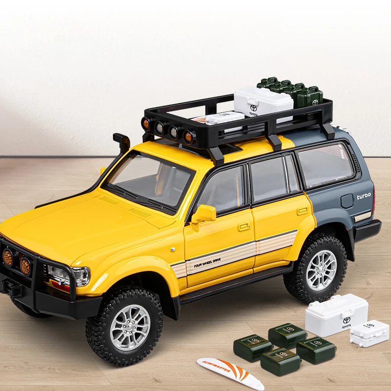 1:24 Toyota Land Cruiser LC80 SUV Alloy Diecast Model Off-road