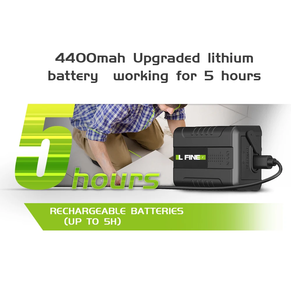 LFINE-Niveau Laser 360 Auto-Abrasif 4D 16 Lignes, Outils de Construction, existent, Professionnel, Lumières Vertes