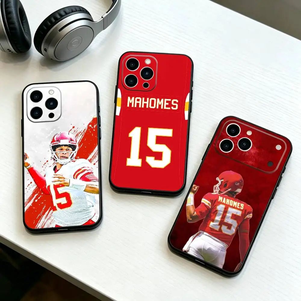 American Football Patrick Mahomes-S  Phone Case Silicone Soft For IPhone 17 16 15 14 13 12 11 X XR Plus Pro Max Plus Gift