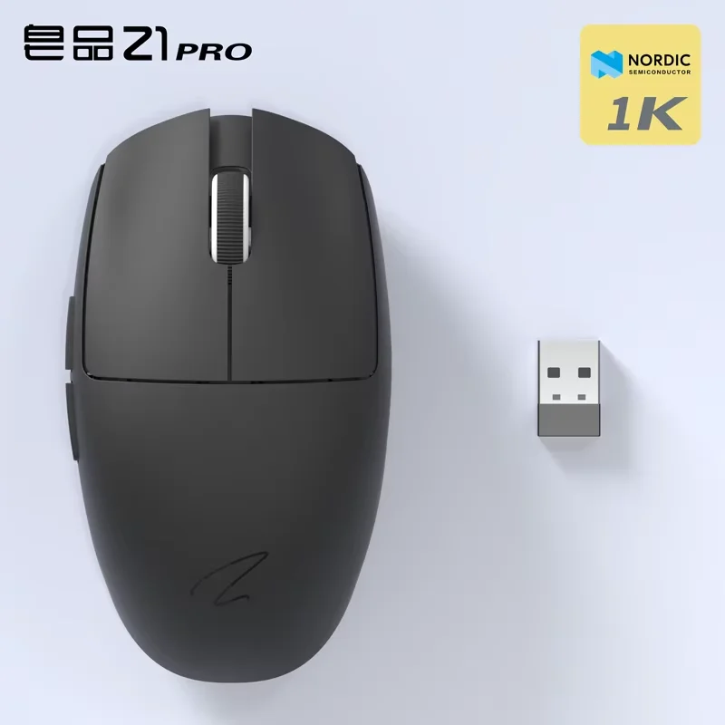 Zaopin z1 pro mouse 4k três modos paw3395 2.4g mouse para jogos