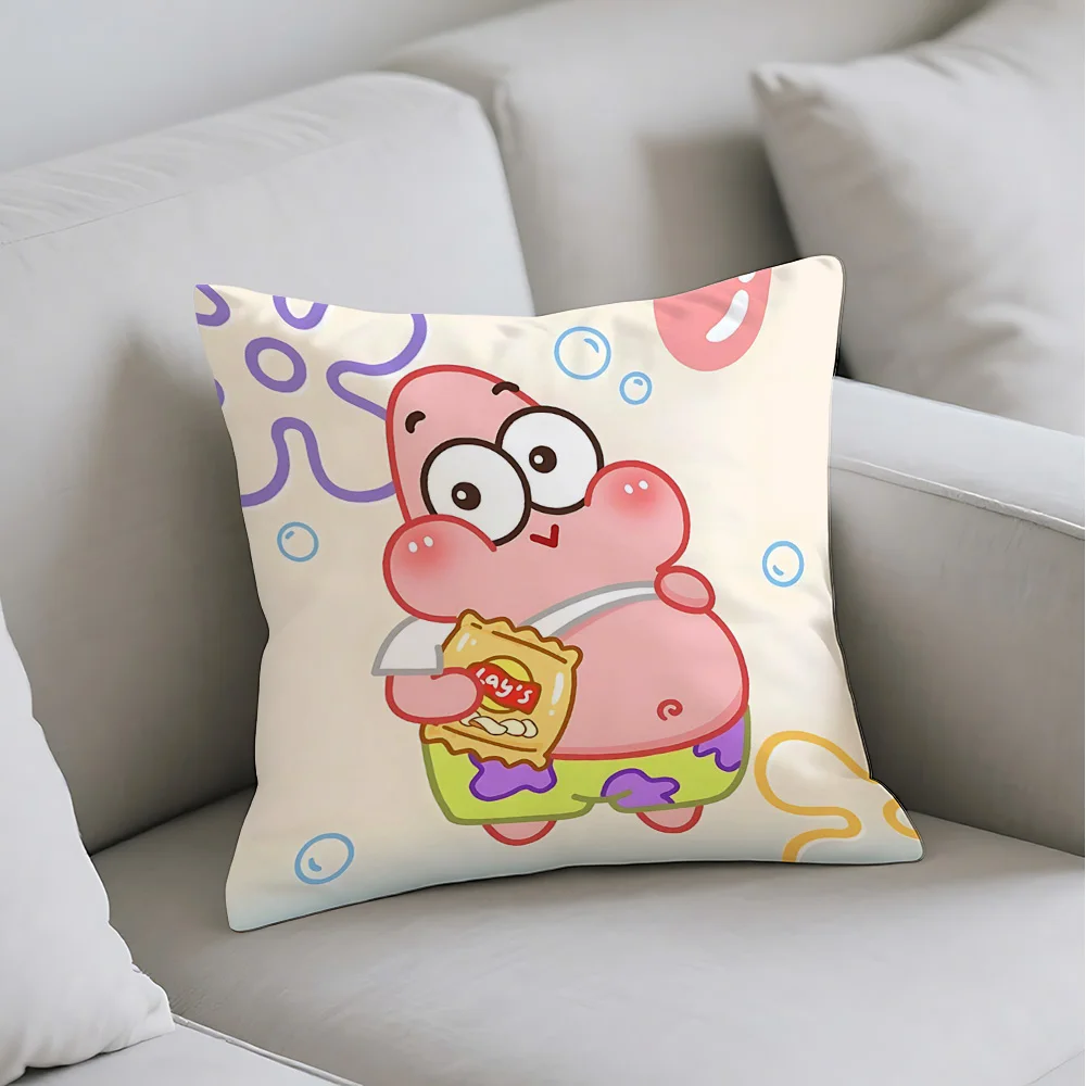 

Чехлы для подушек для кровати, декоративные чехлы с изображением Губки Боба, декоративные подушки, предметы домашнего декора, украшения для дивана, чехлы для комнаты