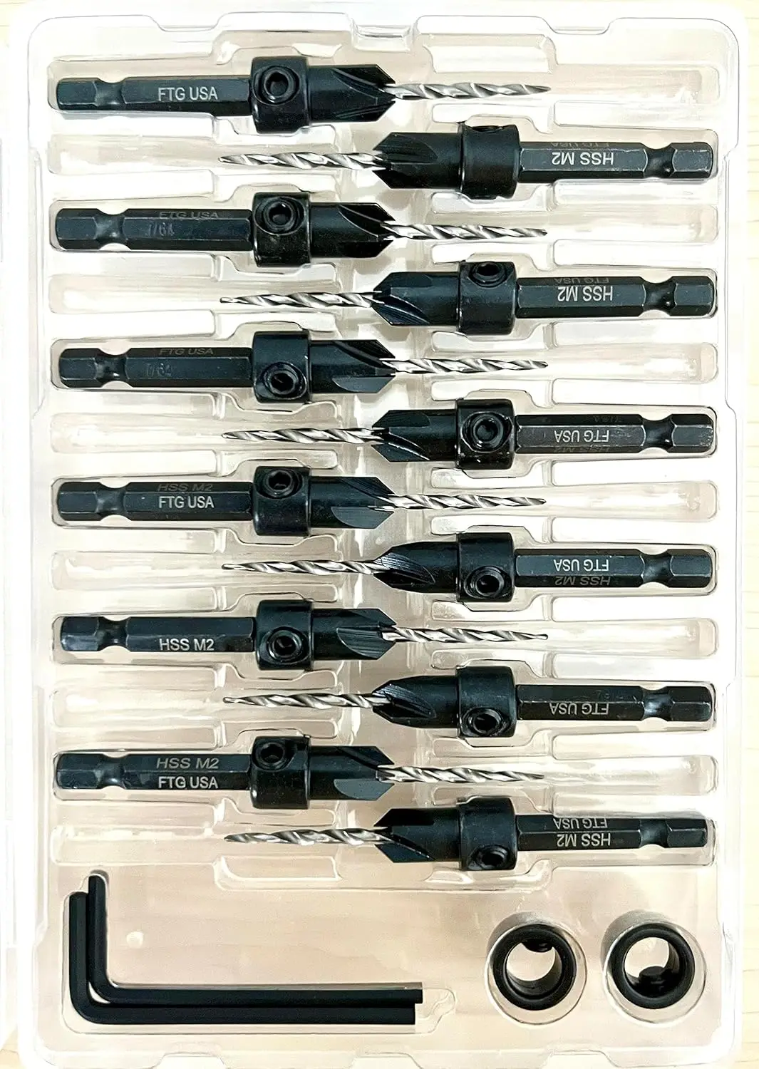 12-Piece #4 (7/64")…