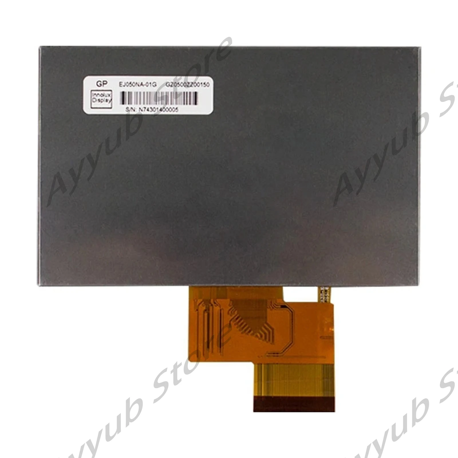 Original 5 inch EJ050NA EJ050NA-01G / EJ050NA-01F / HJ050NA-01I LCD Screen Display 800x480 50pin GPS TFT Display Replacement