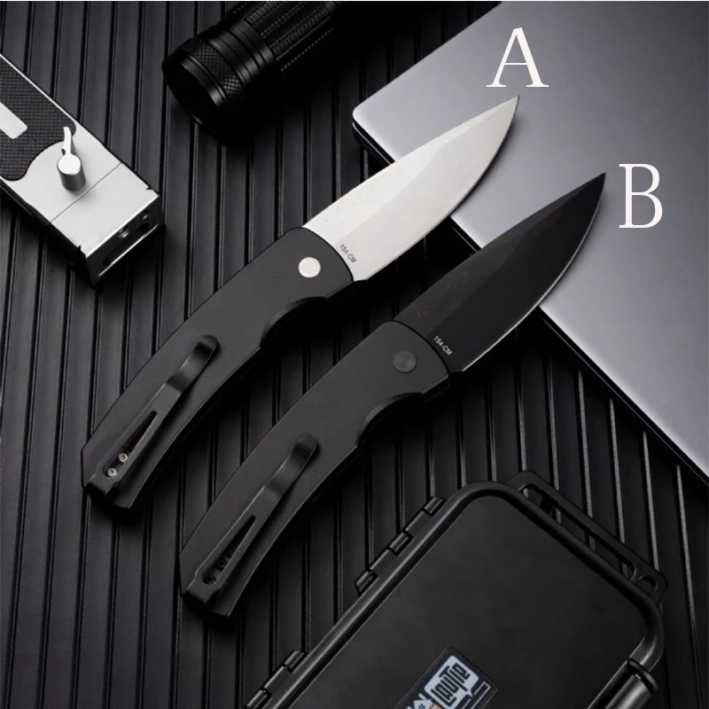 Magic BR-2 Pocket Knife 154-CM Steel Blade 59-60HRC Hardness 6061-T6 Space Aluminum Handle Outdoor Camping  Knives