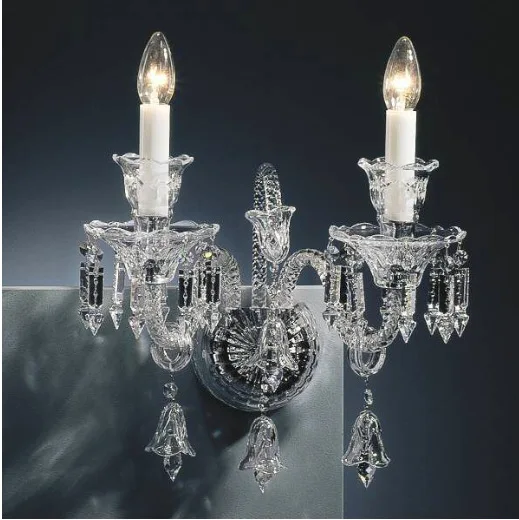 Crystal wall lamp household bedroom bedside lamp TV background wall