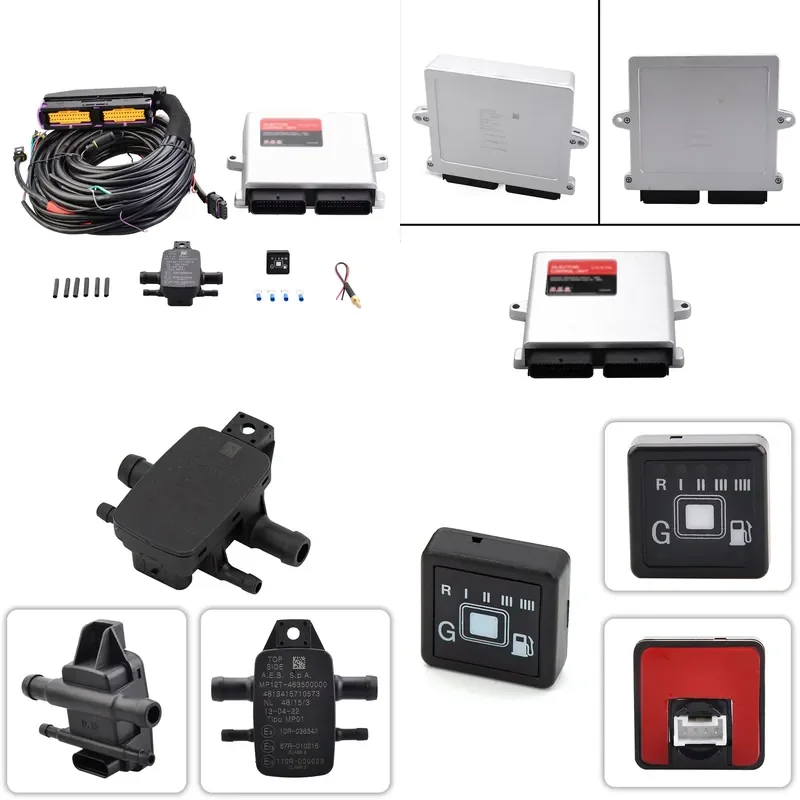 Kits de ECU de 6 Cilindros para Conversión a GLP/GNC para Autos, Estables y Duraderos, GPL/GNC 256 con Programa y Logotipo Opcionales