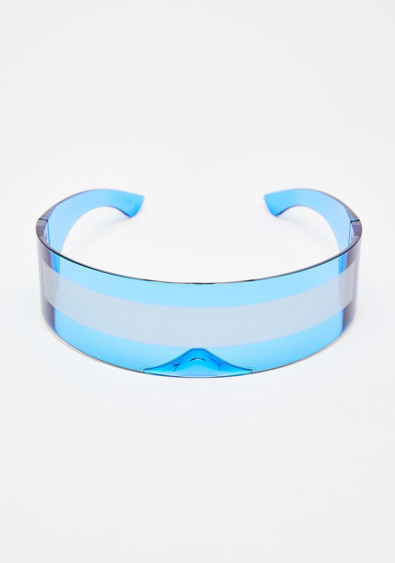 Futuristische Damen-Sonnenbrille mit schmalem Visier, Laser-Brille, Persönlichkeit, verspiegelte Gläser, integrierte Herren-Sonnenbrille – Detail 22