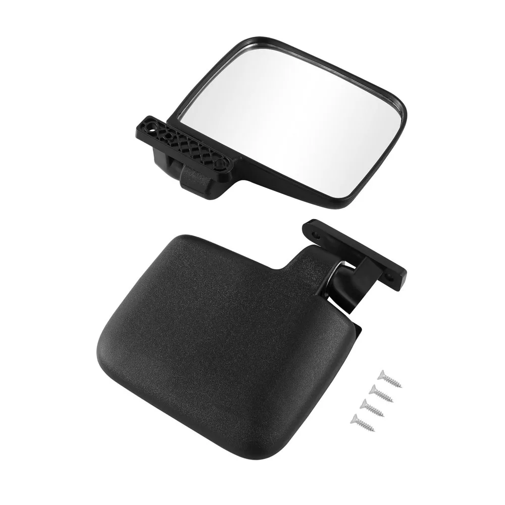 2pcs Universal Golf Car Side Mirror Rear View Mirror Golf Cart Mirrors for EzGo Club Car Yamaha Moveland RHOX Style Accessories