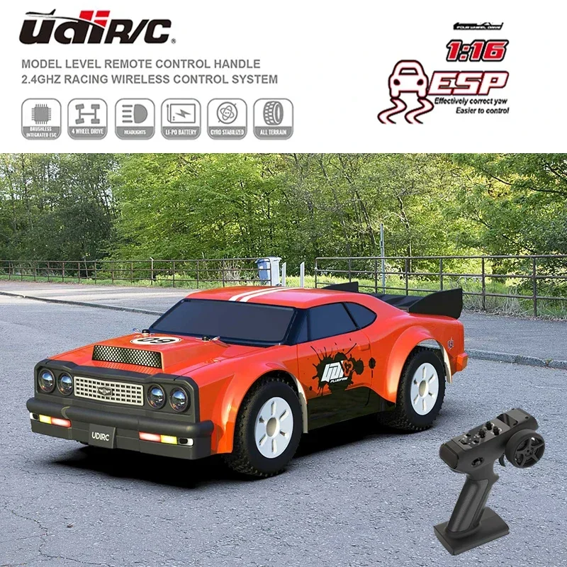 

Гоночный автомобиль UDIR/C UD1609 Pro RC 1/16 60 км/ч Радиоуправляемый автомобиль Высокая скорость 2,4G бесщеточный 4WD Дрифт с дистанционным управлением игрушки для мальчиков