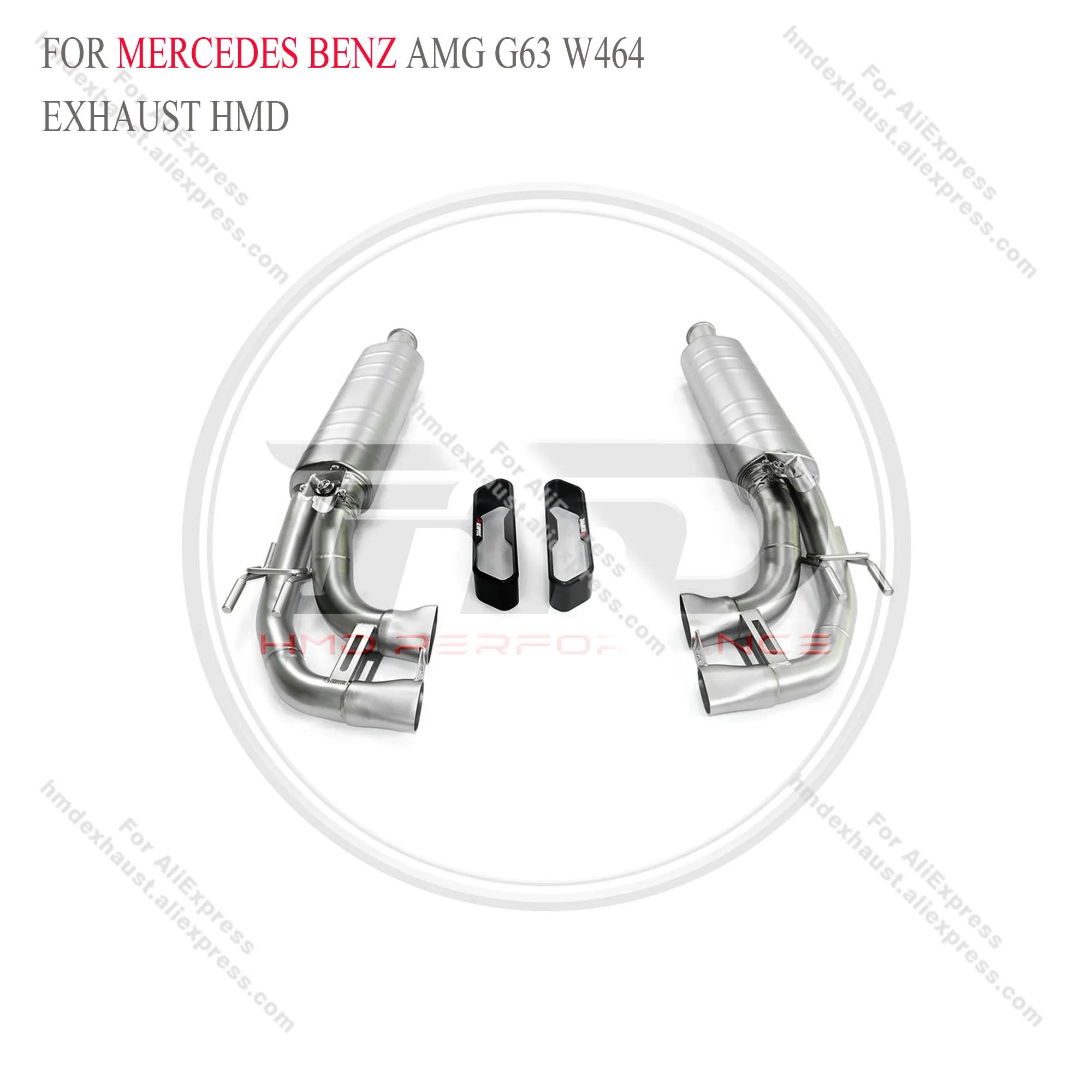 

HMD Stainless Steel Exhaust System Performance Catback AK style For Mercedes Benz AMG G63 W464 With valve