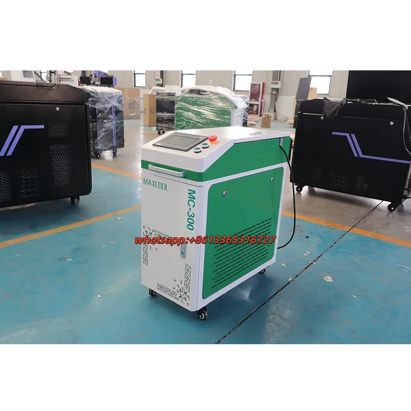 200W 300W 500W Pulsed Fiber Laser Cleaning Machine Rust Oil Paint Oxides Laser Rust Removal Machine