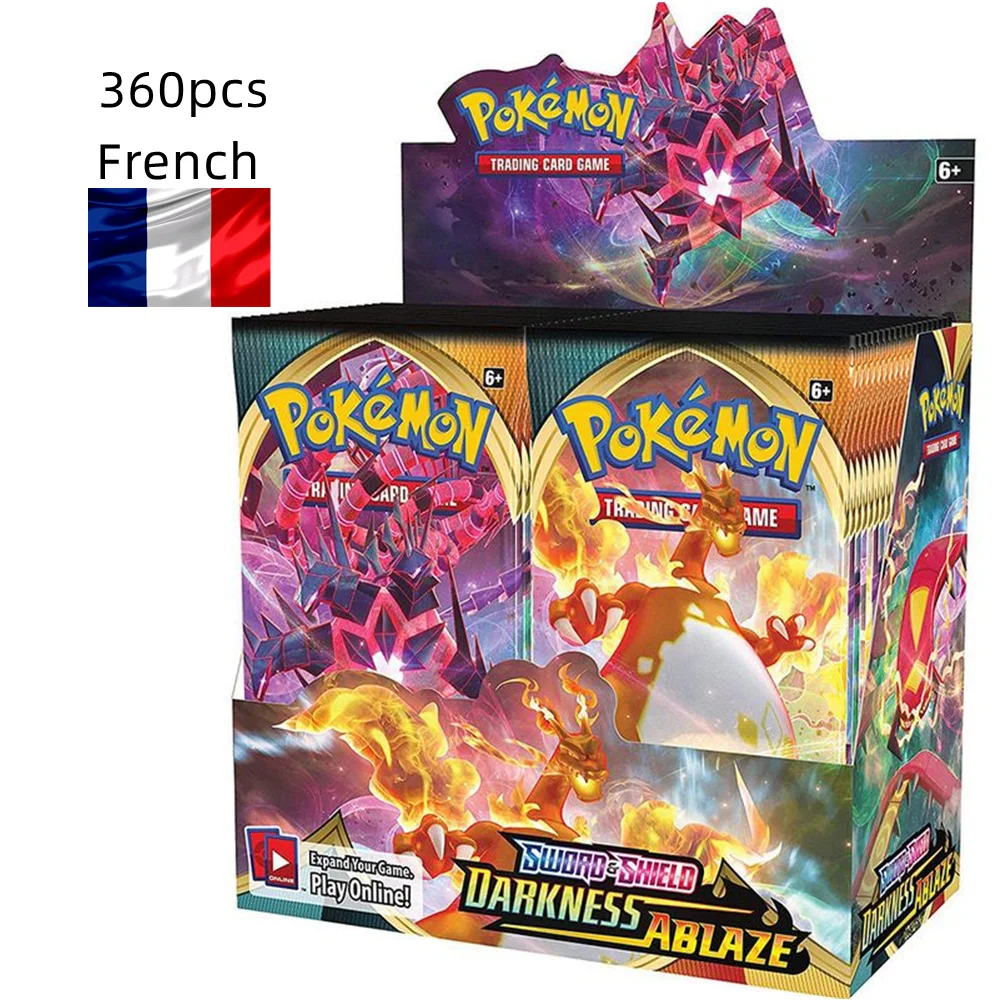 360 Pcs French Pokemon Card Surging Sparks Obsidian Flames Brilliant Stars Lost Origin Pokémon Booster Battle Transaction Cards view 6