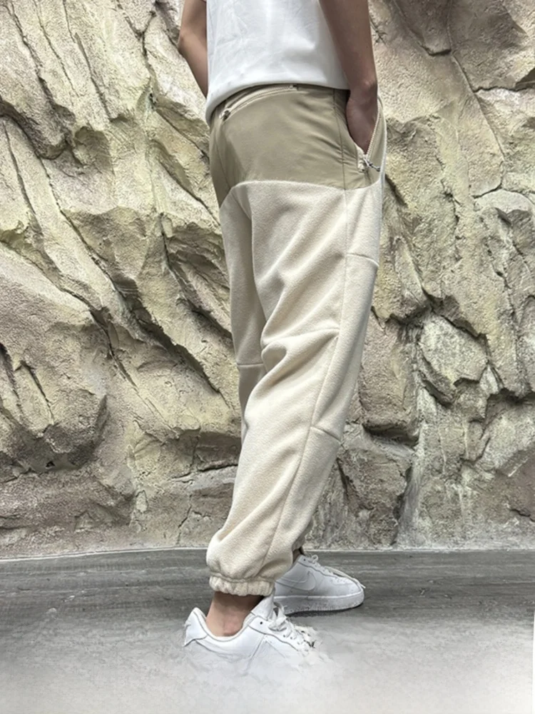 

Heavyweight Recommended Men's Fce Lined Thiened Warm Dstring Casual Pants Long Youth Active Sle Daily Wear Winter