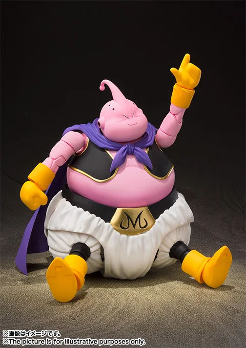 Original Echtes Modell BANDAI SHF Dragon Ball 18 cm Majin Boo Gute Action Figur Anime Boxed Spielzeug Figur Sammlungen Geschenke Kdis