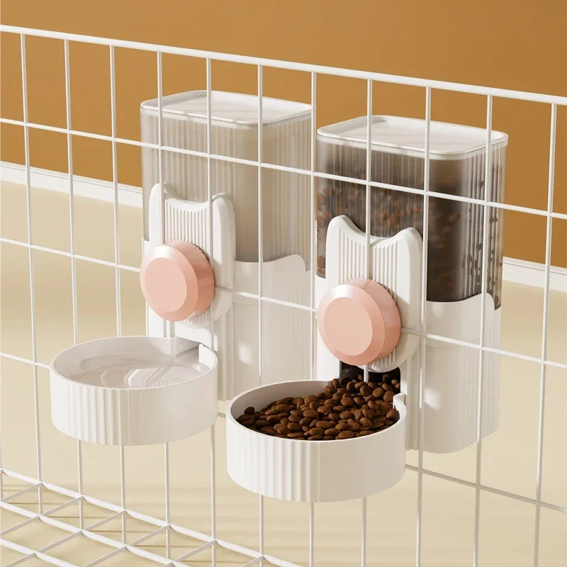 

Product Food Automatic Feeding Cat Kitten Bottle Pet Bowls Feeder Cage Hanging Puppy Rabbit Bowl Dispenser Dog Water