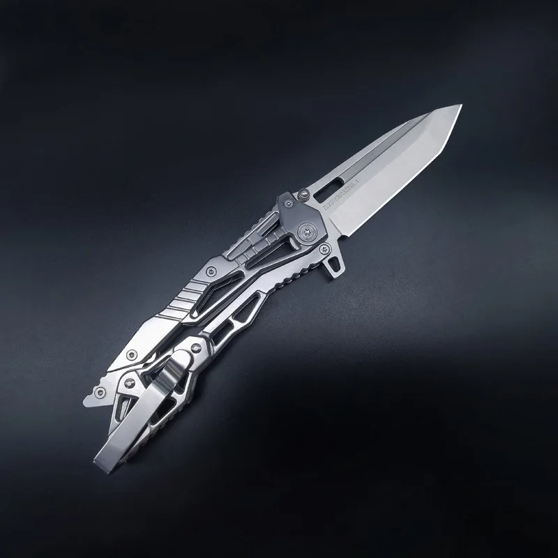 Outdoors Steel Folding Knife Camping High Hardness Multitool Survival Military Tactical Pocket Knives for Hunting and Fishing