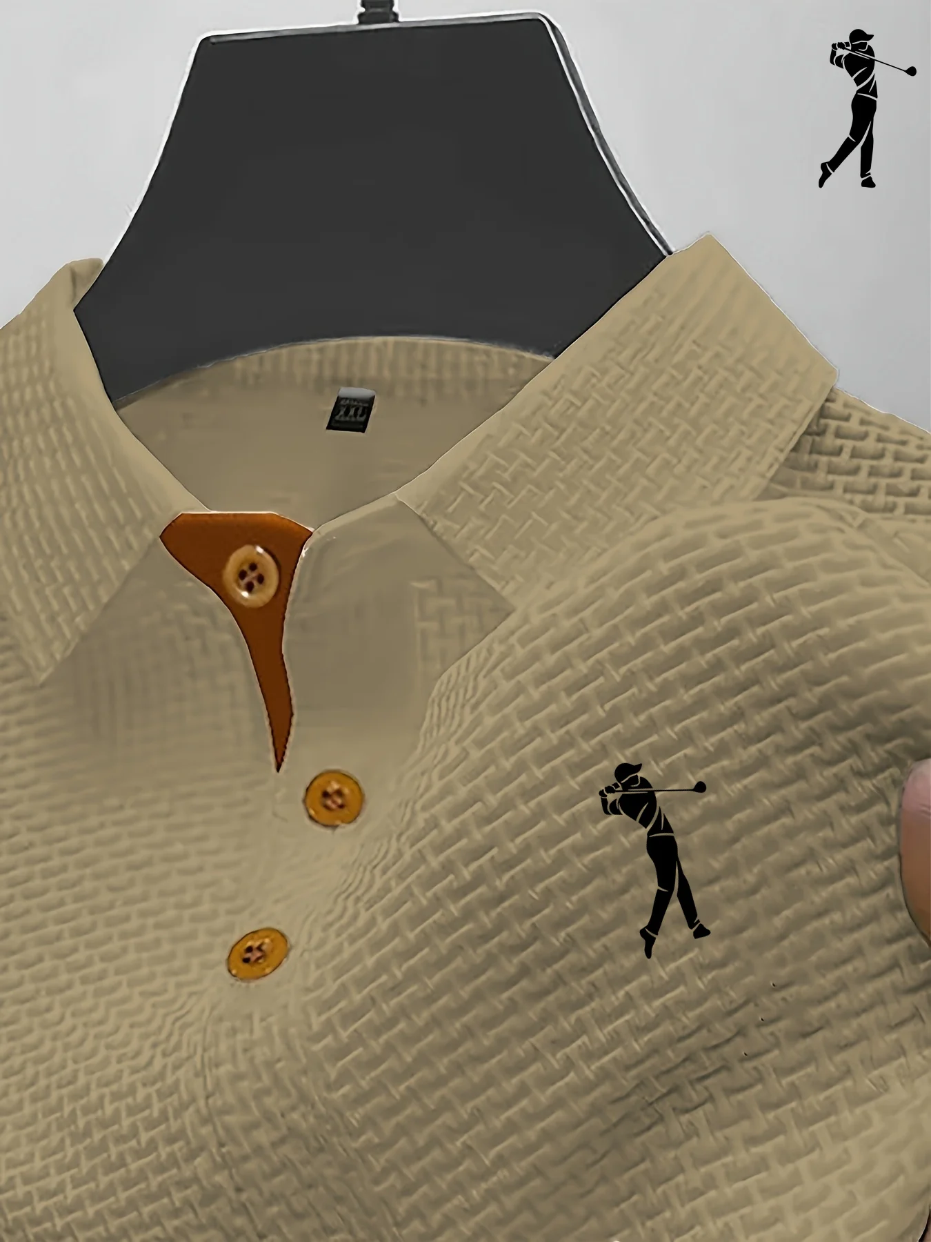 Summer Men's New Style Short Sleeve Polo Shirt Casual Top Fashionable Leisure Clothing for Men image 4