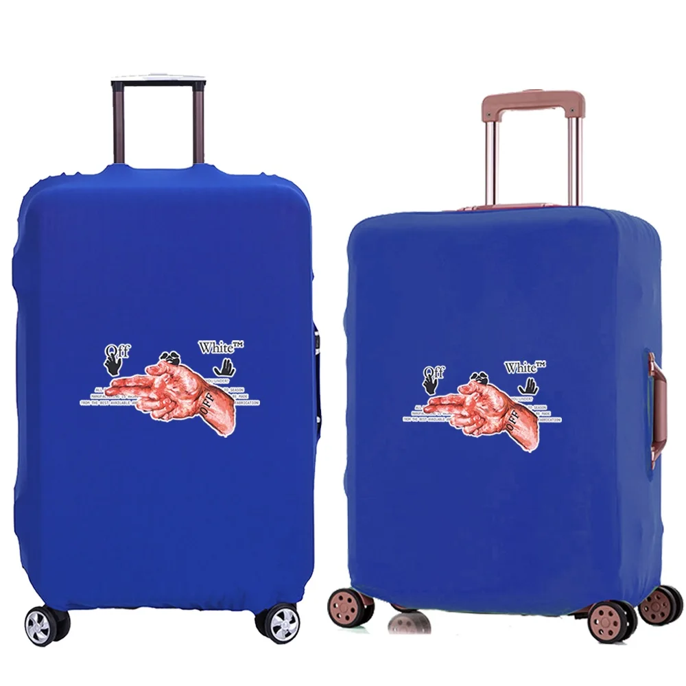 Travel Luggage Protective Cover Hand Pattern Travel Accessories Elastic Suitcase Case Apply To 18-28inch