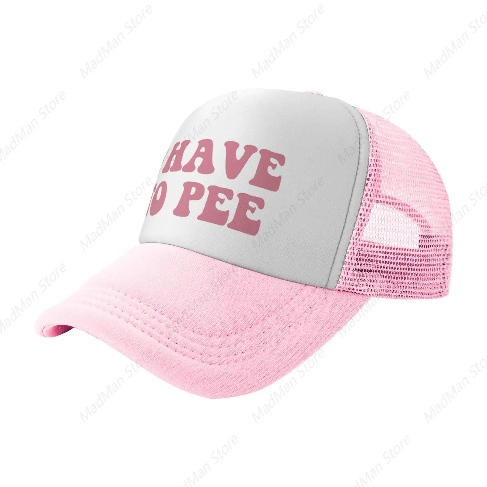 I Have to Pee Trucker Hats for Women Pink Men Funny Dirty Baseball Caps for Men Humor Gift