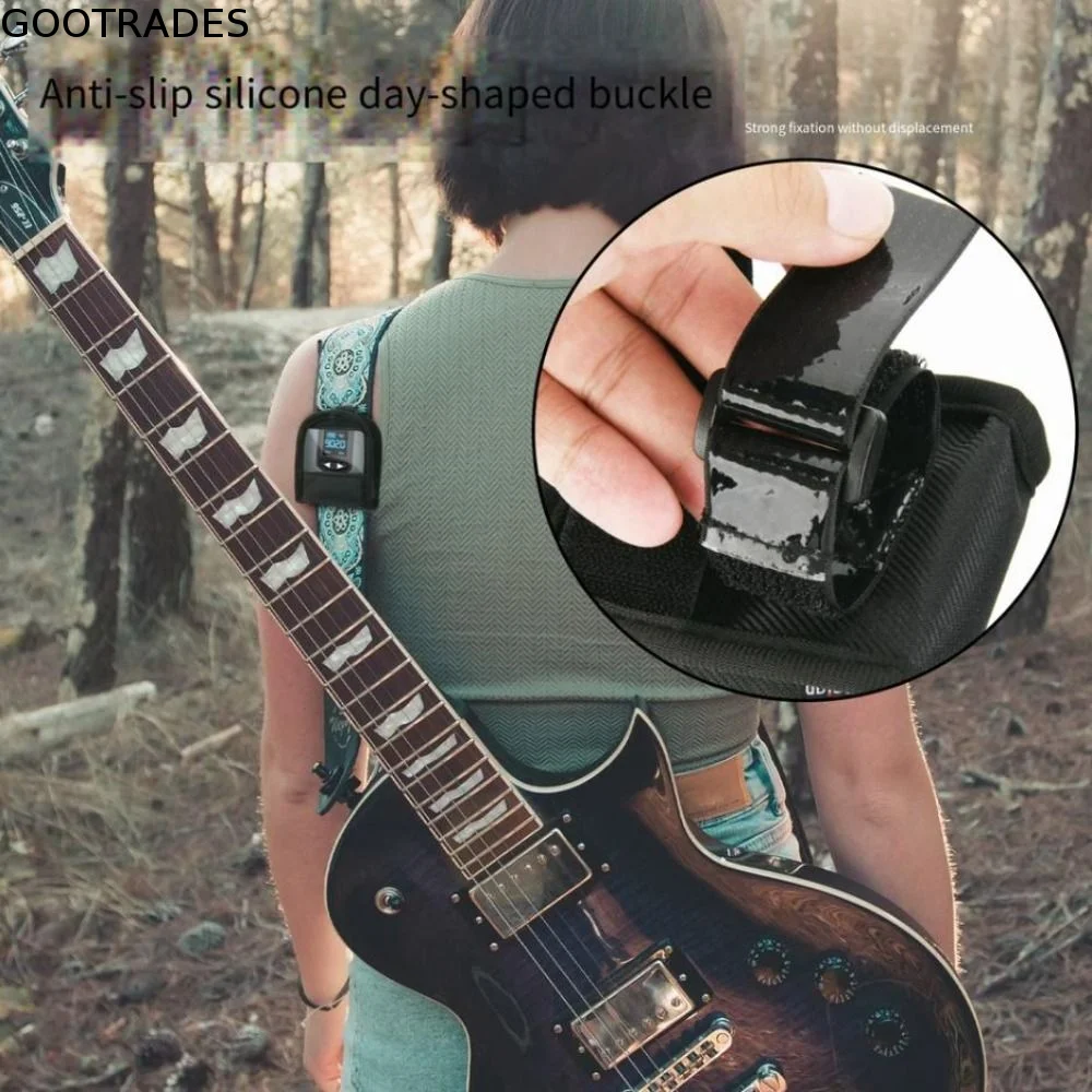 Portable Design Wireless Transmitter Bodypack Nylon Material Transparent Design Transmitter Storage Bag Lightweight Carrier