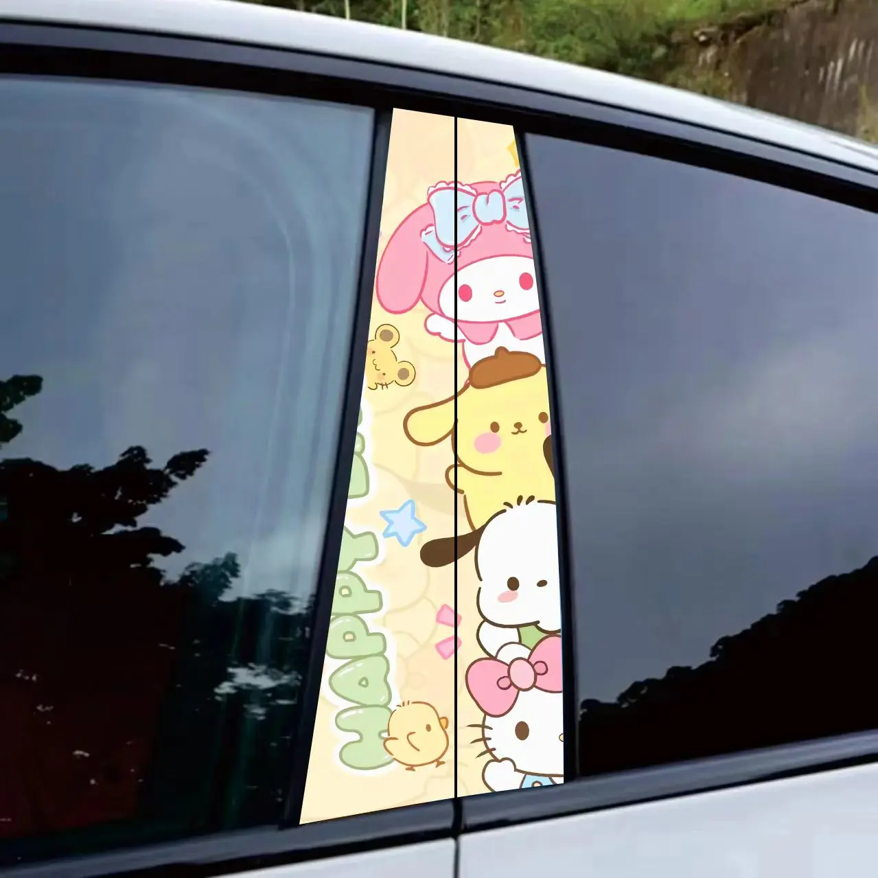 

Car center pillar sticker B-pillar car sticker protective film personalized creative decorative sticker