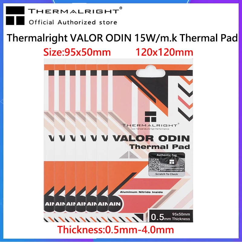 thermalright silicone almofada termica 15 w m k para a memoria m2 ssd cpu gpu placa grafica video 01