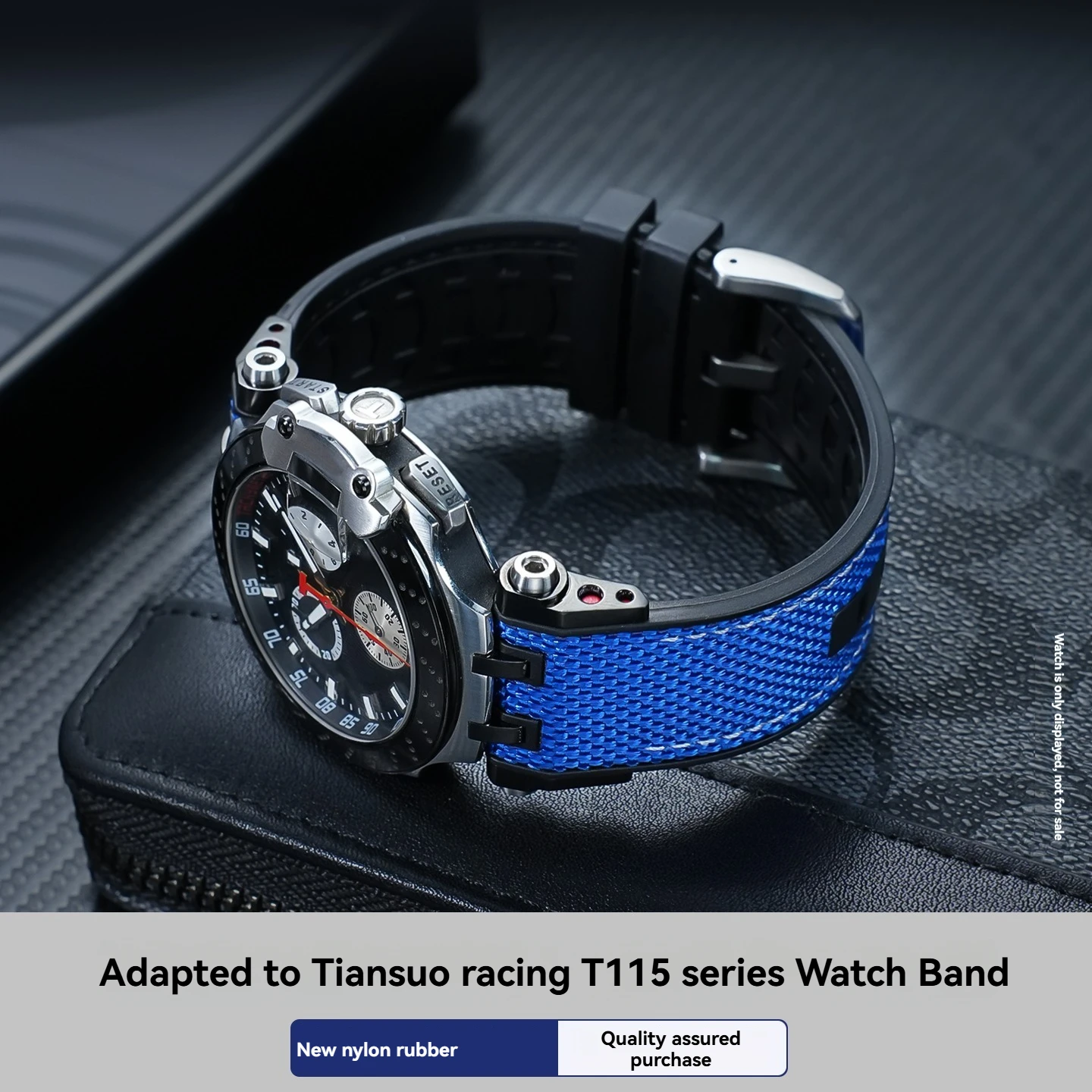 

Высокопроизводительный нейлоновый резиновый ремешок для гоночных часов Tissot MotoGP, водонепроницаемый сменный ремешок для моделей T115.417 и T115.427