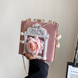 Angel Evening Bag Designer Women Clutch Bag Clip Handbag Purse For Wedding Chain Luxury Brand Shoulder Mini Bag Vintage Hand Bag