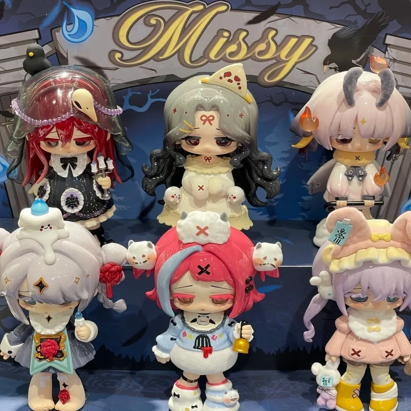 

Подлинная глухая коробка Missy Sweet-Sad Lolita V2 Crow Paradise Series, темный стиль, модные игрушки, модель украшения, загадочная коробка, милый подарок